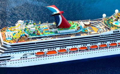 Carnival Sunshine aerial